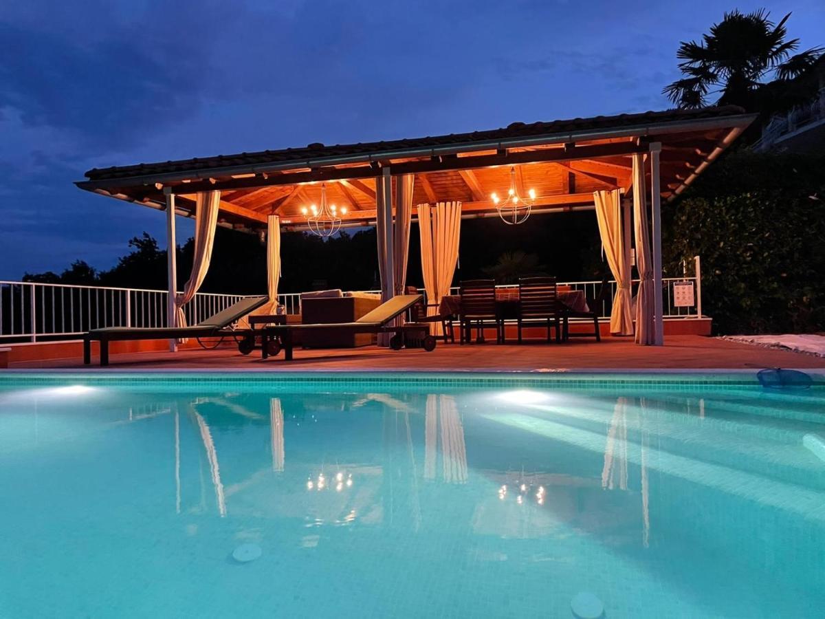 Villa Lovran - 150M To The Beach - Infinity Pool - Incredible Sea View - Fitness Room 外观 照片