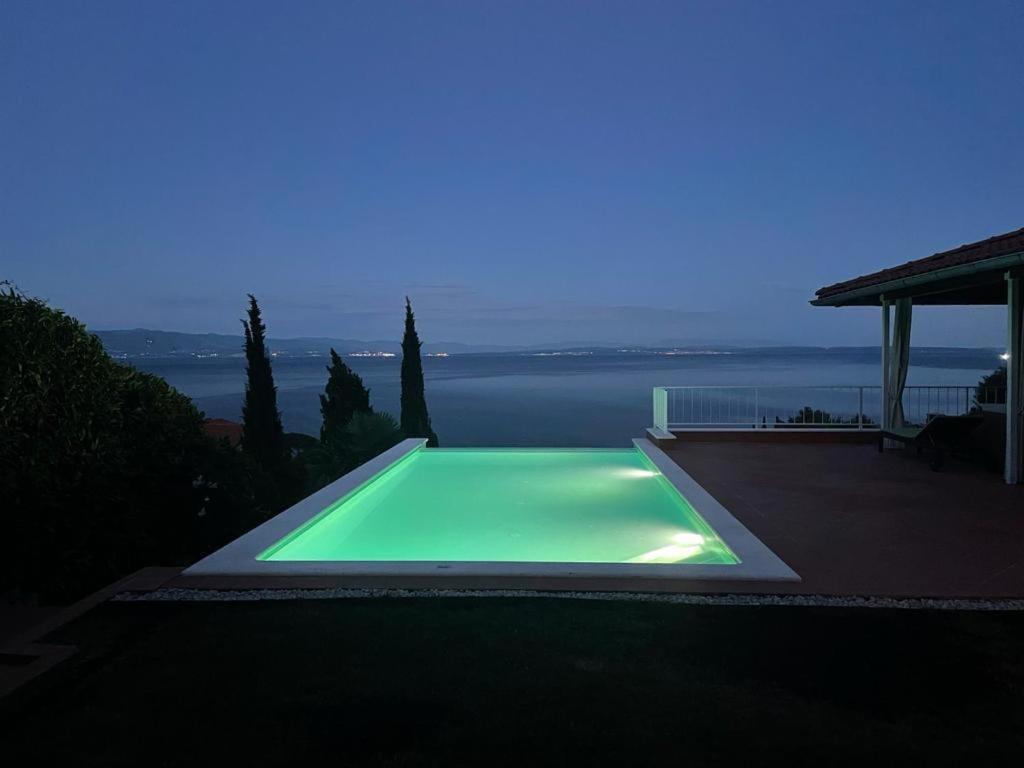 Villa Lovran - 150M To The Beach - Infinity Pool - Incredible Sea View - Fitness Room 外观 照片