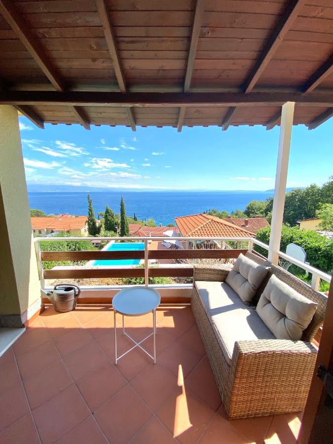 Villa Lovran - 150M To The Beach - Infinity Pool - Incredible Sea View - Fitness Room 外观 照片