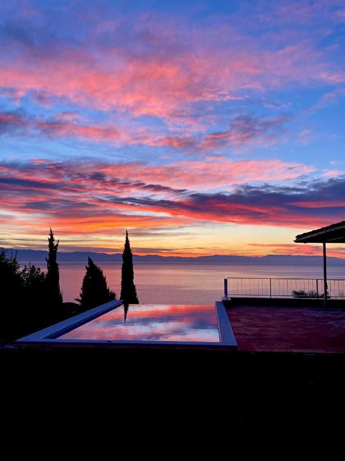 Villa Lovran - 150M To The Beach - Infinity Pool - Incredible Sea View - Fitness Room 外观 照片