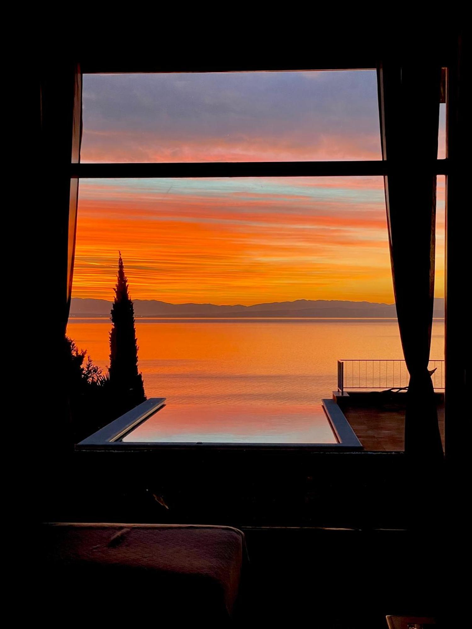 Villa Lovran - 150M To The Beach - Infinity Pool - Incredible Sea View - Fitness Room 外观 照片