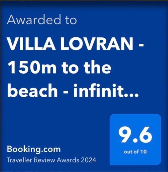 Villa Lovran - 150M To The Beach - Infinity Pool - Incredible Sea View - Fitness Room 外观 照片